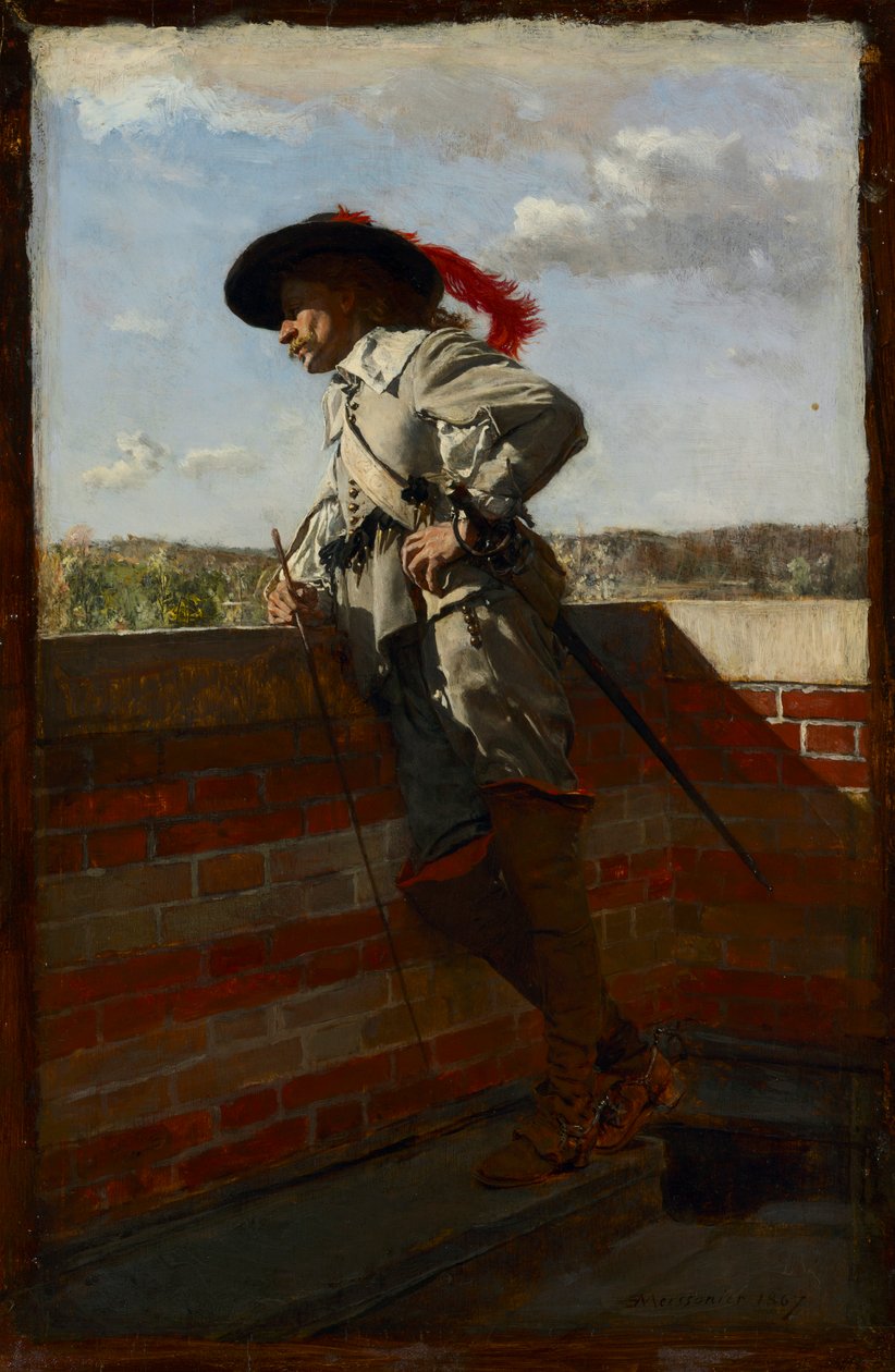 Su una terrazza, 1867 da Jean Louis Ernest Meissonier