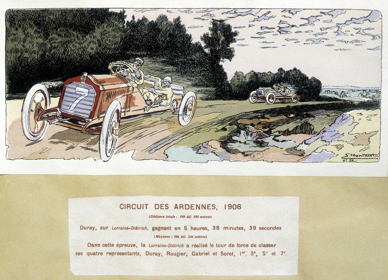 Il circuito delle Ardenne da Ernest Montaut