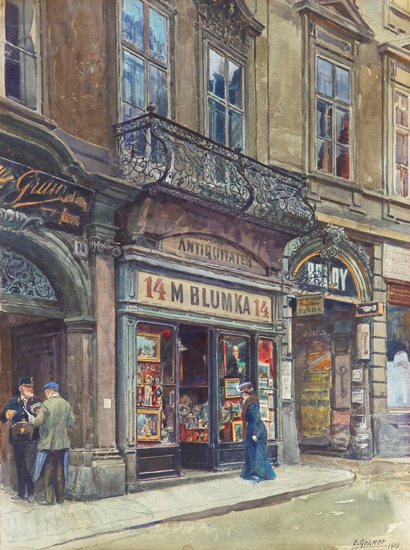 La Weihburggasse a Vienna da Ernst Graner