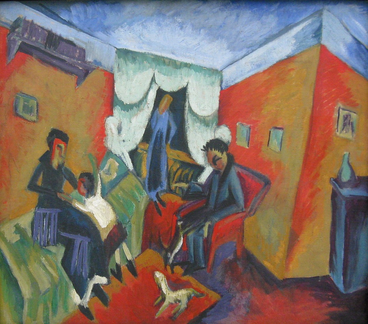 Interno da Ernst Ludwig Kirchner