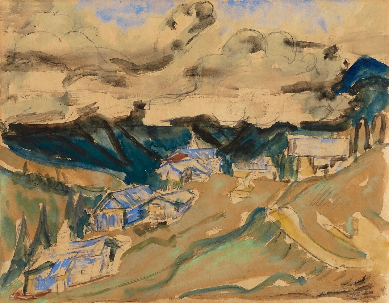 Paesaggio alpino da Ernst Ludwig Kirchner