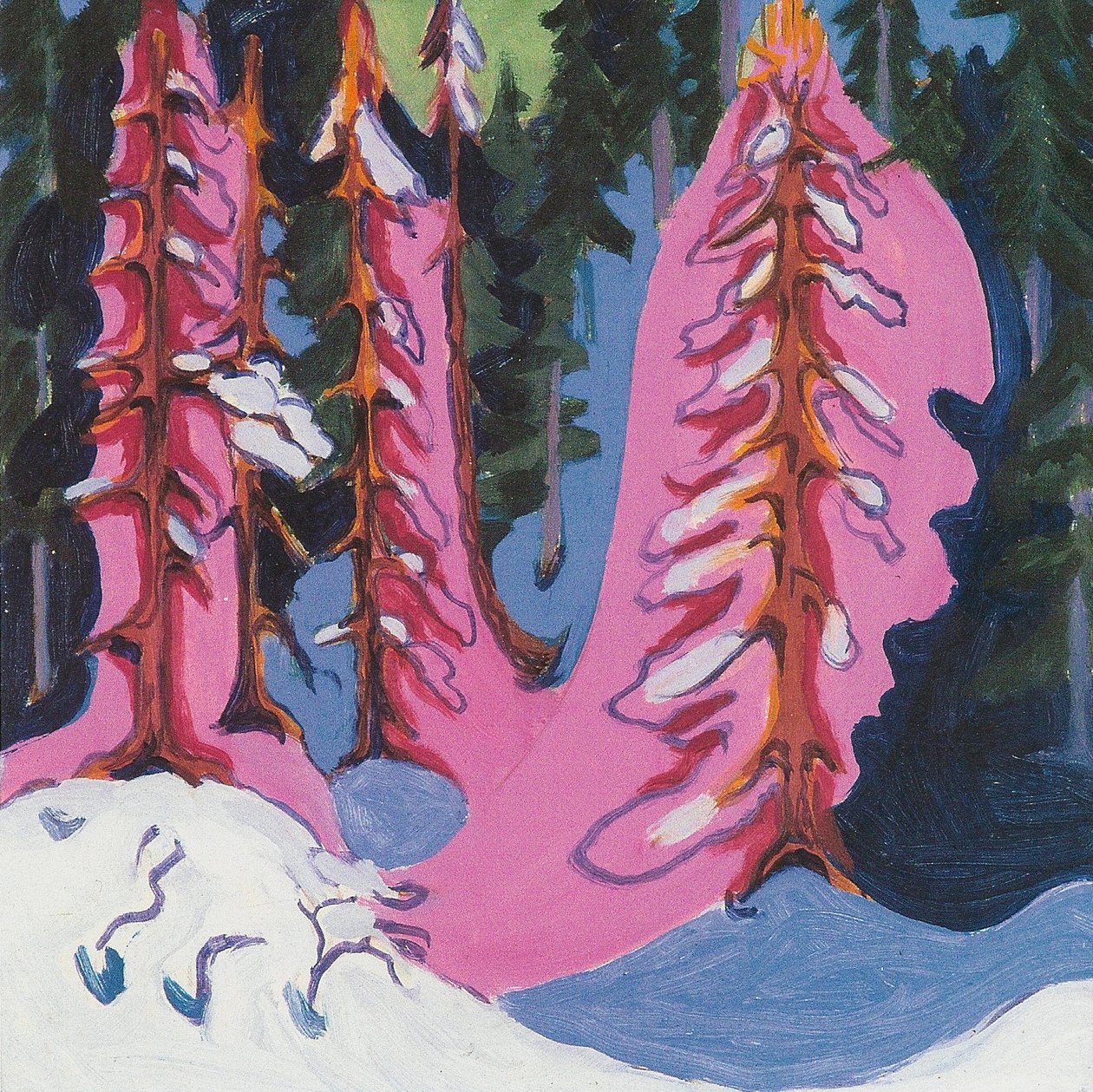 Al margine del bosco da Ernst Ludwig Kirchner