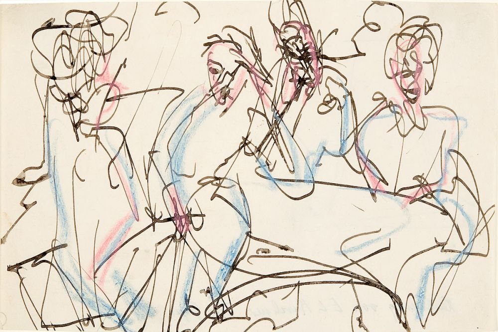 Scena di bordello da Ernst Ludwig Kirchner