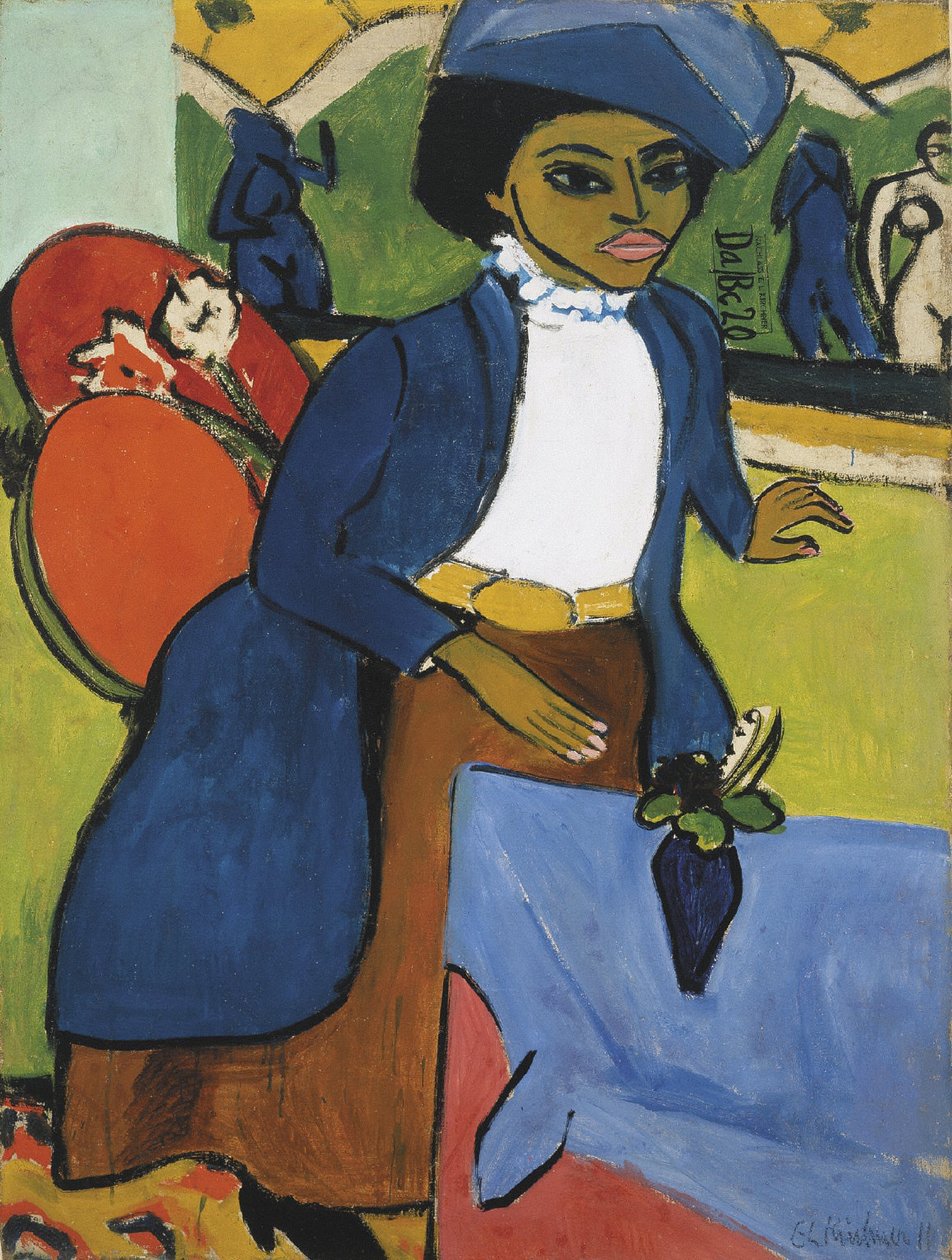 Ritratto di donna da Ernst Ludwig Kirchner