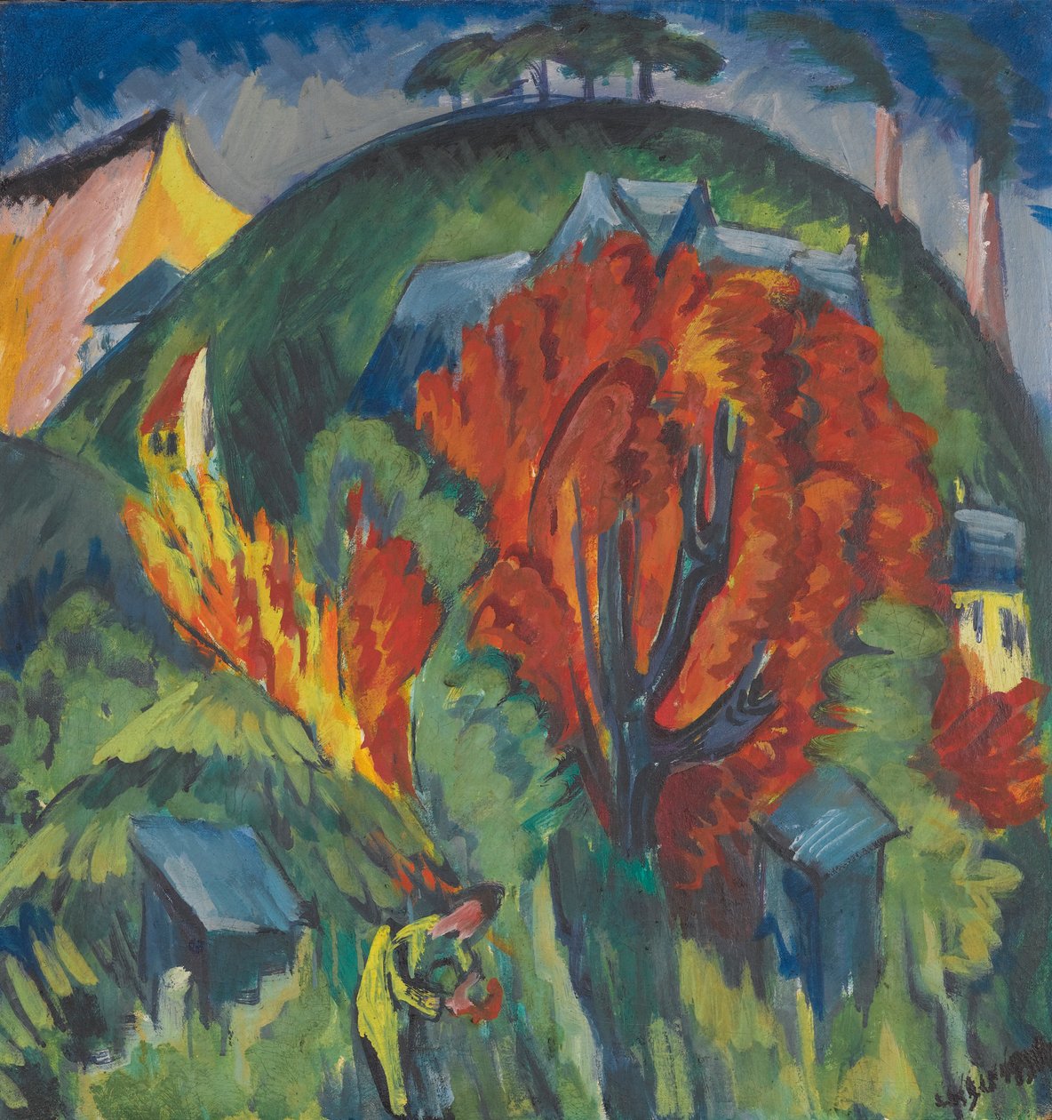 Galgenberg a Jena da Ernst Ludwig Kirchner