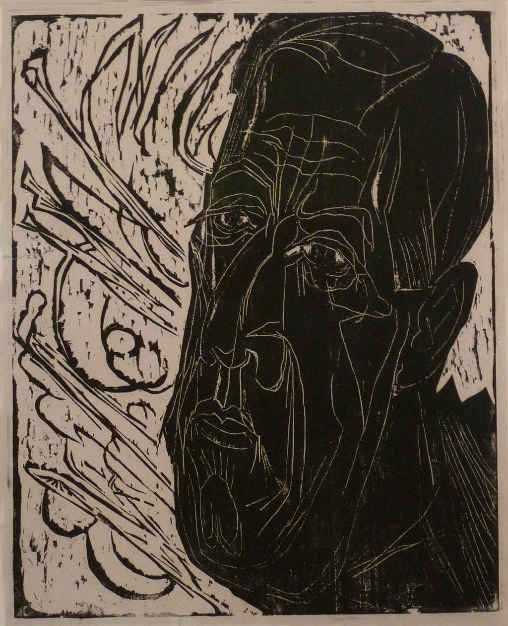 Testa del malato da Ernst Ludwig Kirchner