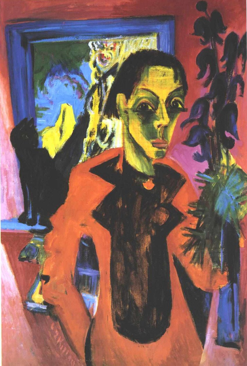 Autoritratto con ombra da Ernst Ludwig Kirchner