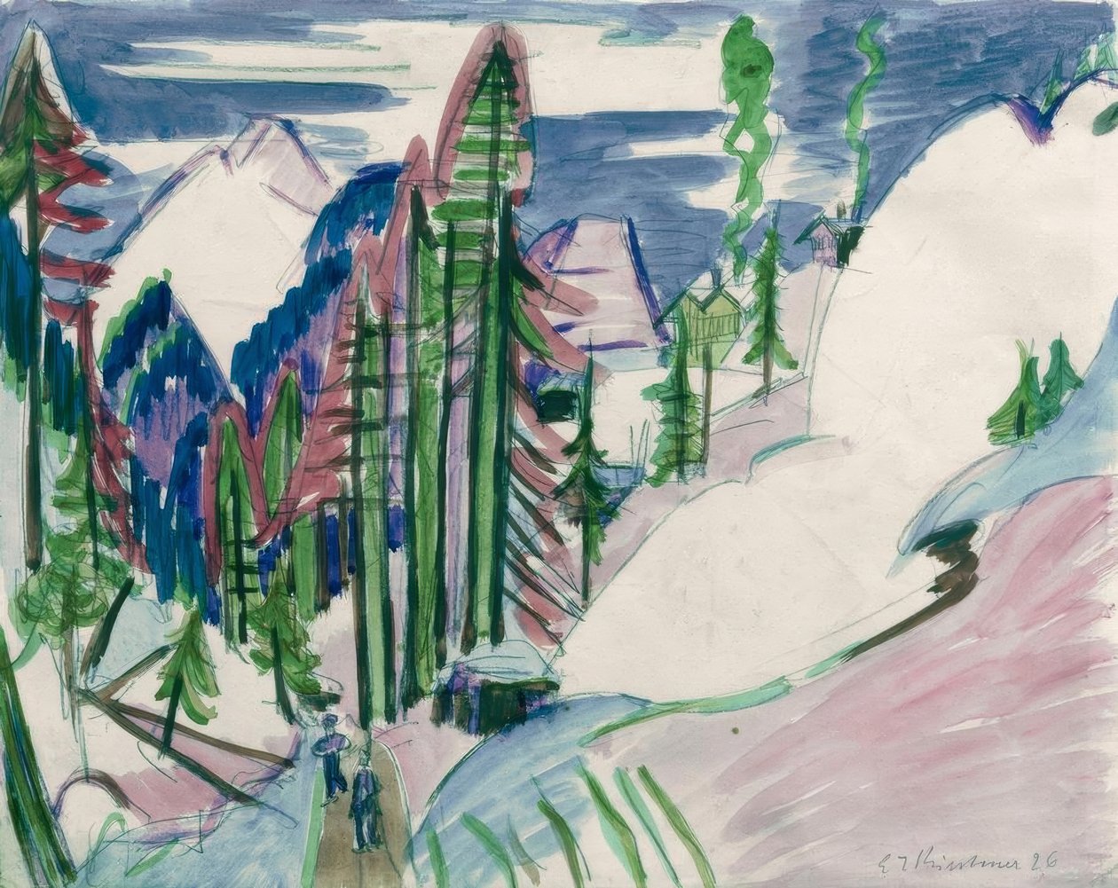 Sertigweg da Ernst Ludwig Kirchner