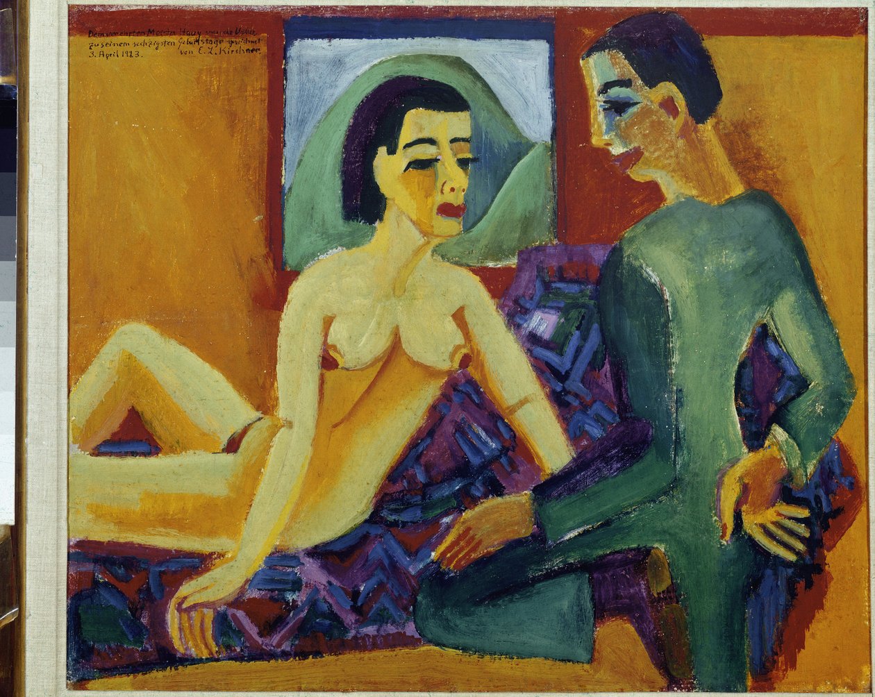La coppia da Ernst Ludwig Kirchner