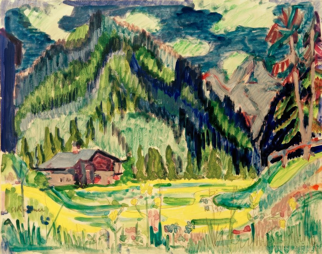Pianura selvaggia da Ernst Ludwig Kirchner