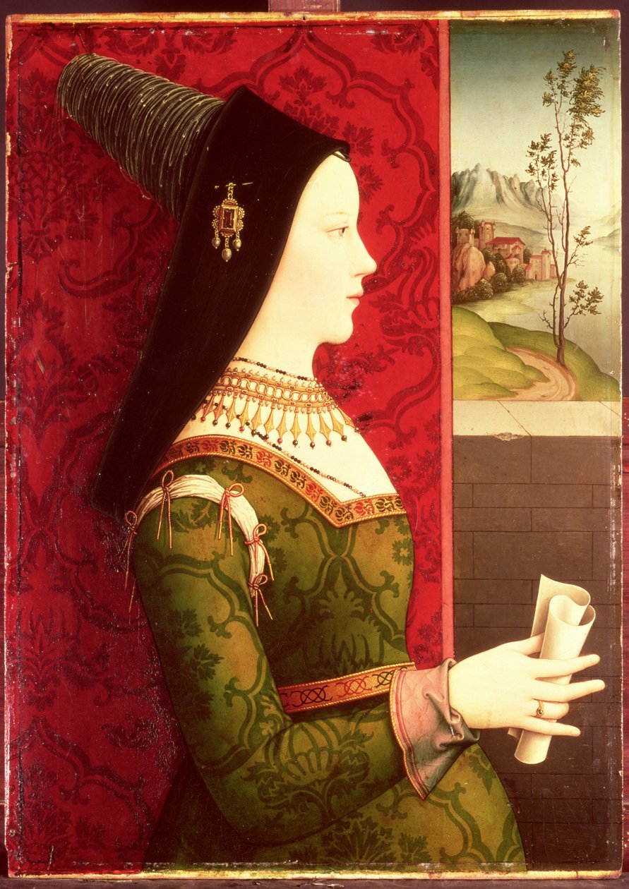 Maria di Borgogna (1457-82) figlia di Carlo il Temerario, Duca di Borgogna (1433-77), moglie dell