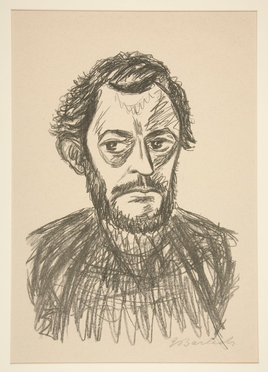 Autoritratto III da Ernst Barlach