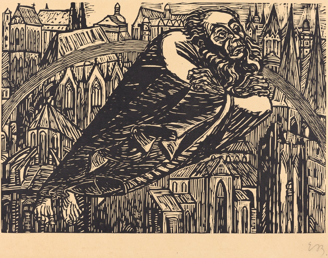 Le Cattedrali, 1920 da Ernst Barlach