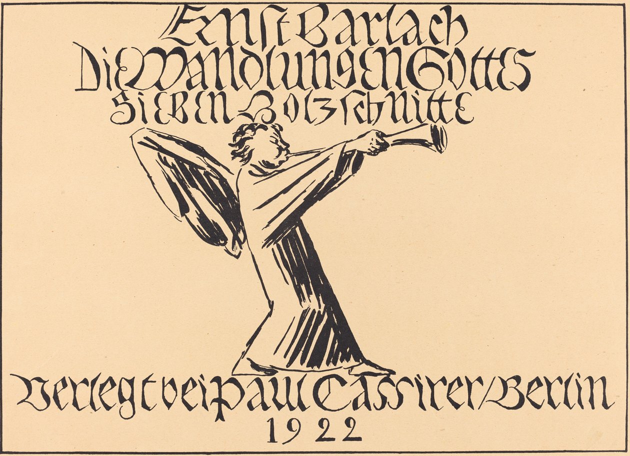 Pagina del titolo da Ernst Barlach