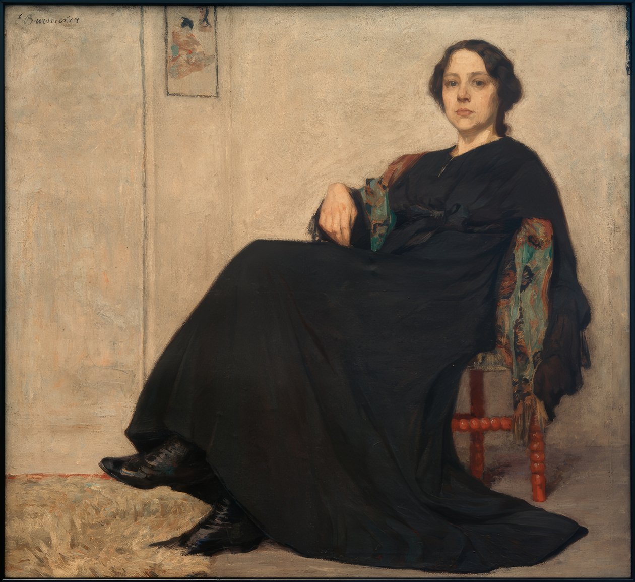 Donna seduta da Ernst Burmester