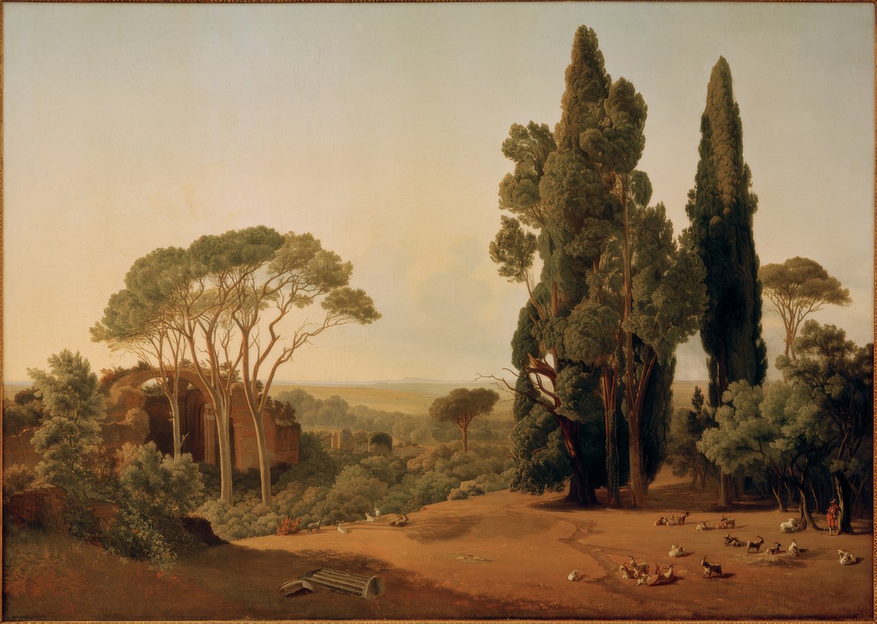 La Villa Adriana a Tivoli da Ernst Christian Frederik Petzholdt
