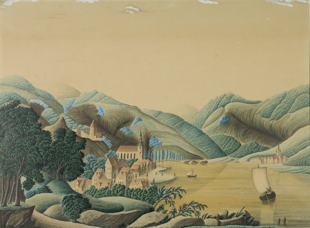 Vista su Braubach da Ernst Damitz