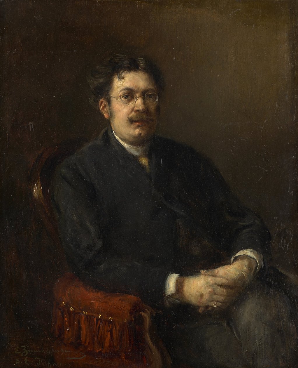Il pittore Karl Heffner da Ernst Karl Georg Zimmermann