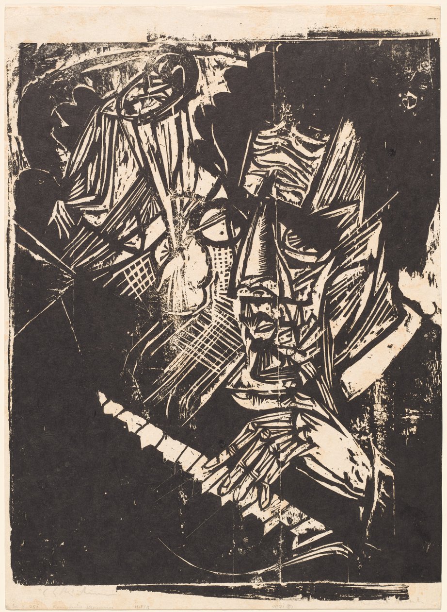 Compositore Klemperer, 1916 da Ernst Ludwig Kirchner