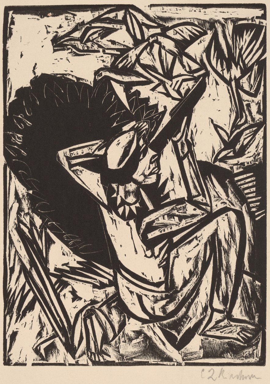 Il cacciatore di gabbiani da Ernst Ludwig Kirchner