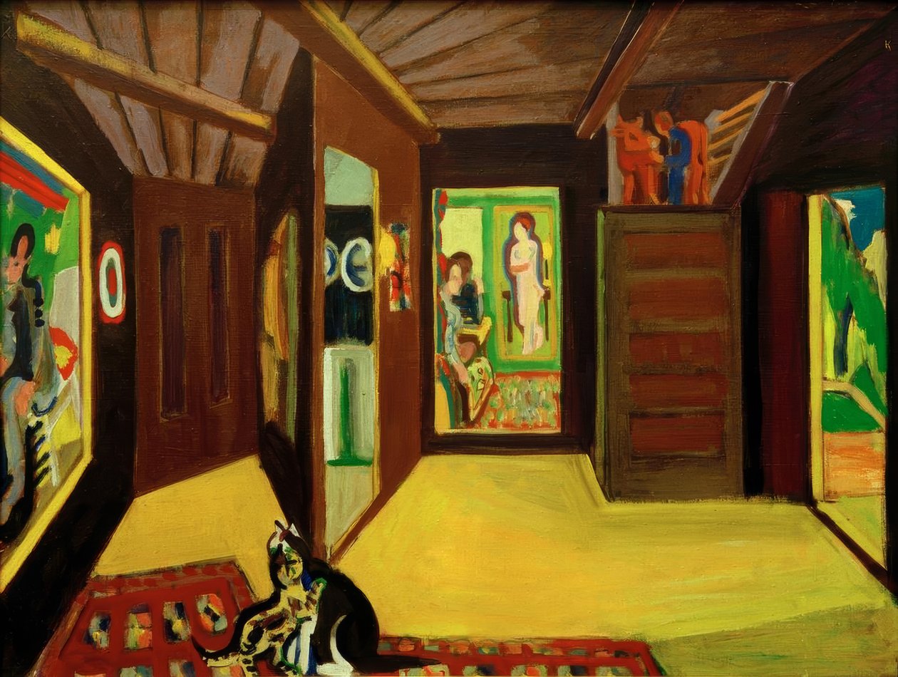 Atelier di montagna da Ernst Ludwig Kirchner