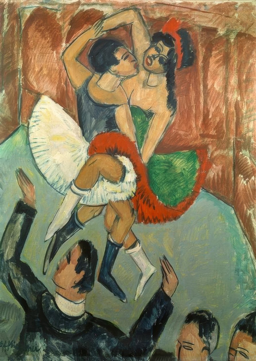 Donne nere che ballano da Ernst Ludwig Kirchner