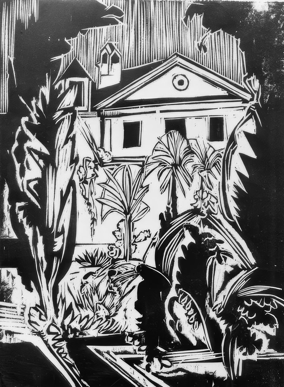 Giardino botanico (Jena) da Ernst Ludwig Kirchner