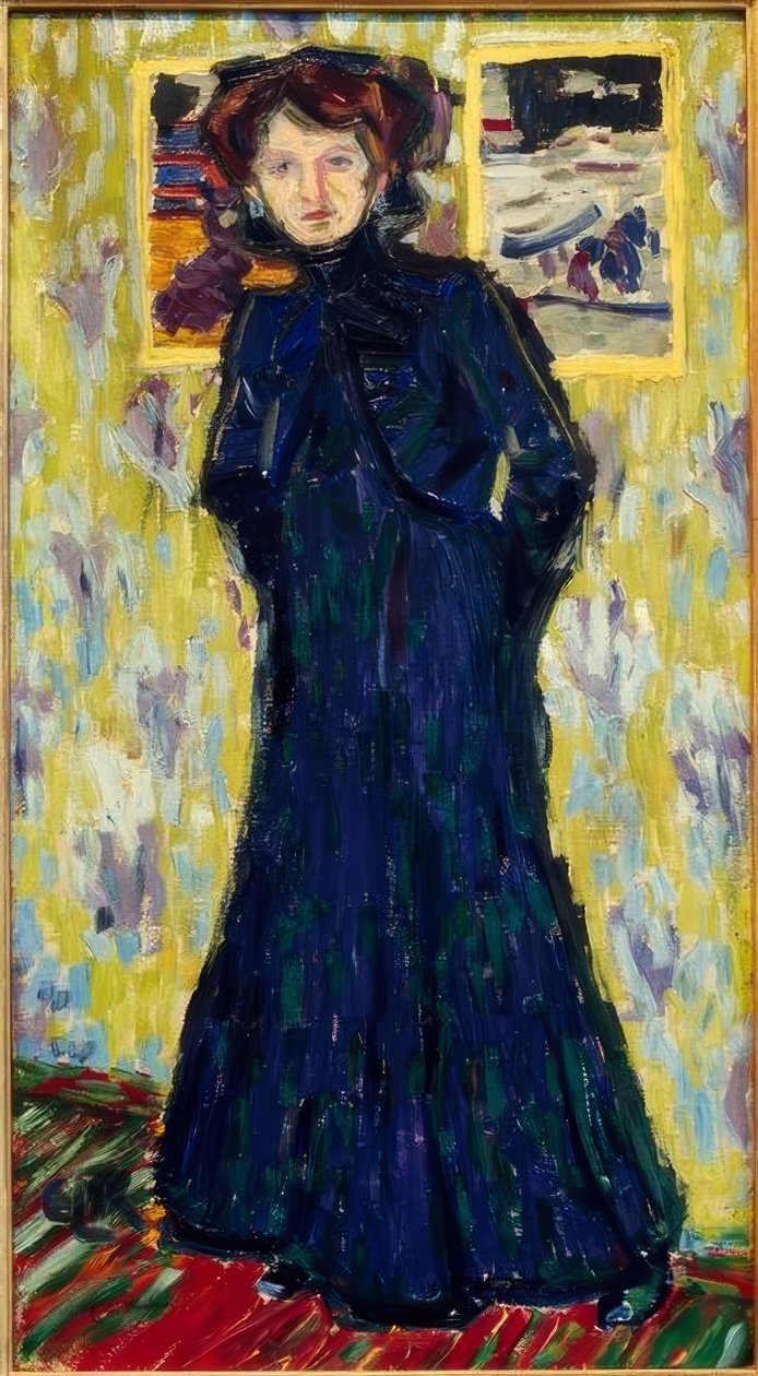 Doris, in piedi da Ernst Ludwig Kirchner