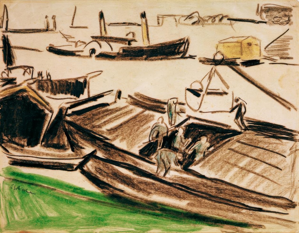 Elbzillen II da Ernst Ludwig Kirchner