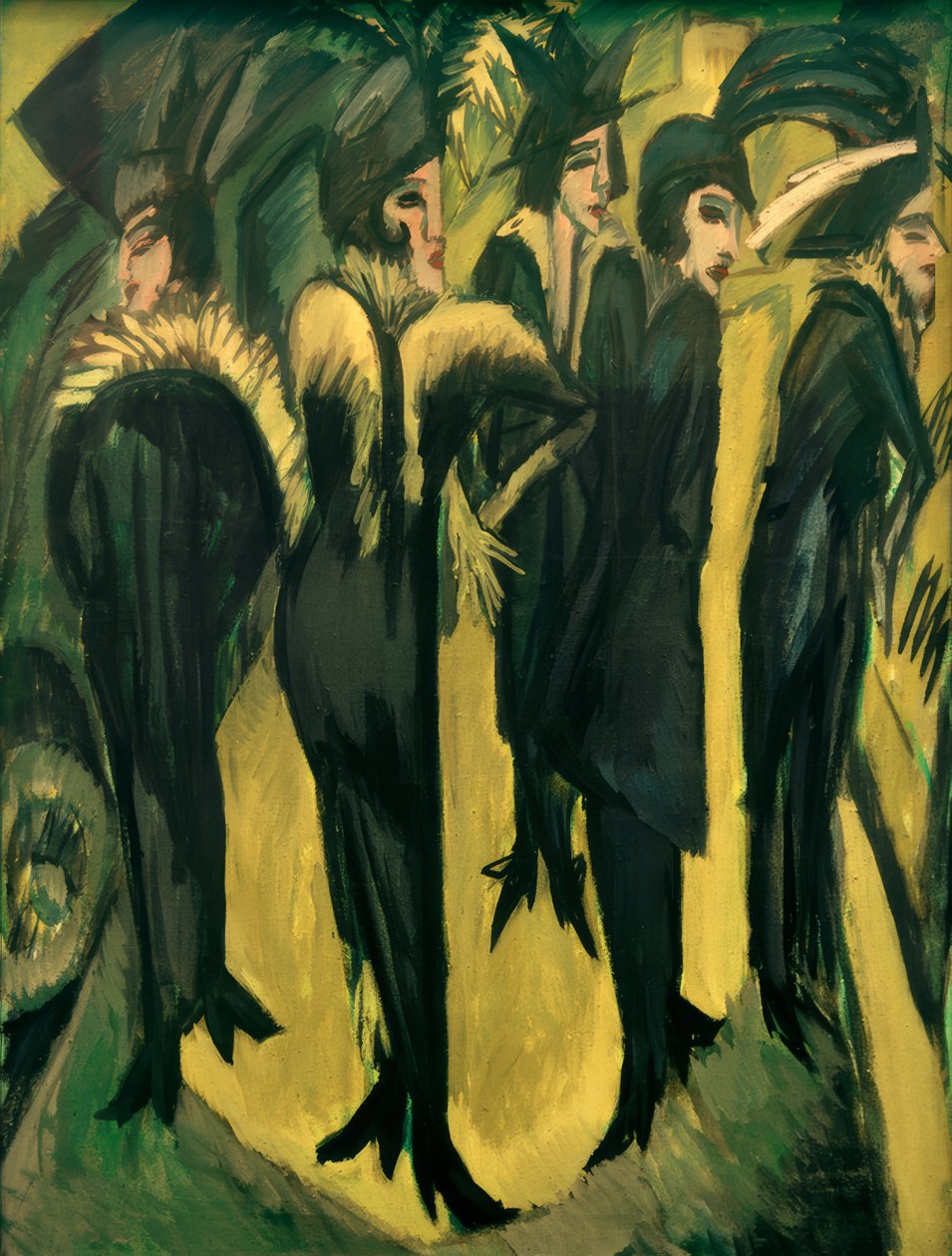 Cinque donne sulla strada da Ernst Ludwig Kirchner