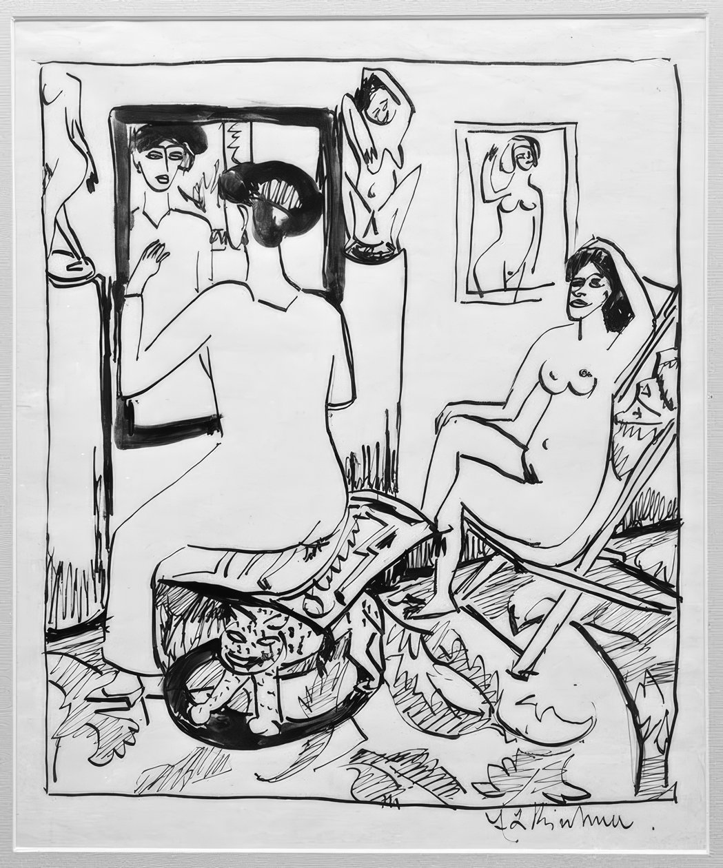 Interno II da Ernst Ludwig Kirchner