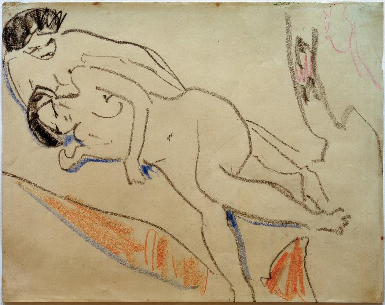 Coppia sdraiata da Ernst Ludwig Kirchner