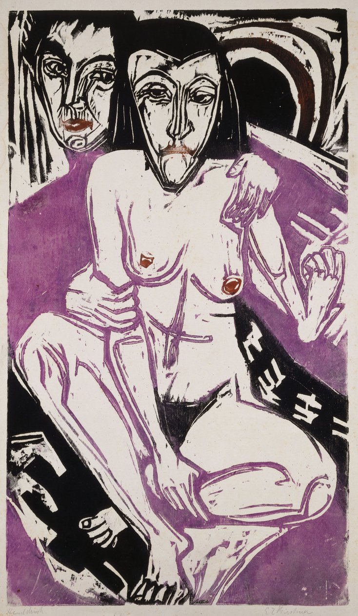 Ragazza malinconica da Ernst Ludwig Kirchner