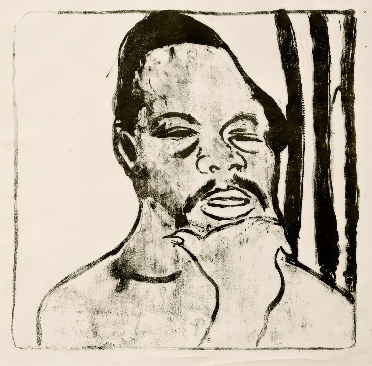 Testa di negro da Ernst Ludwig Kirchner