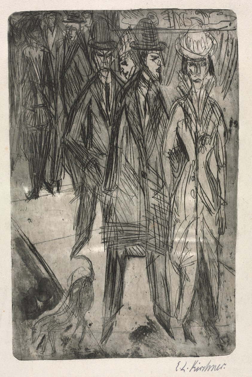 Per strada da Ernst Ludwig Kirchner