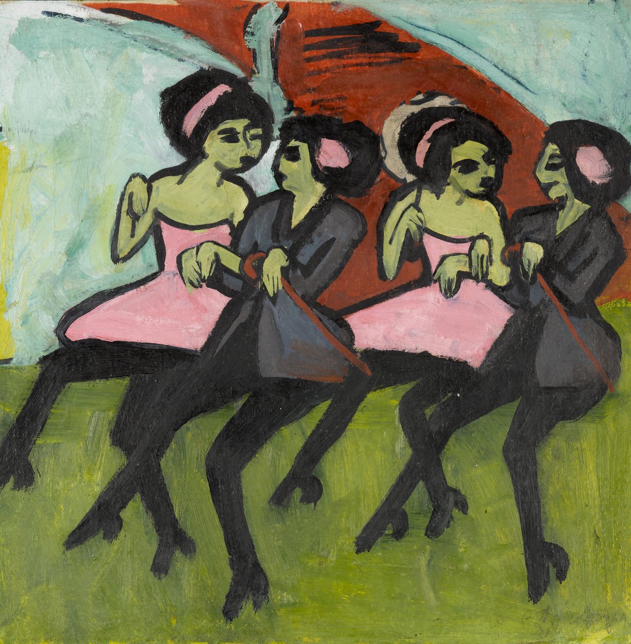 Ballerini di Panama, 1910-1911 da Ernst Ludwig Kirchner