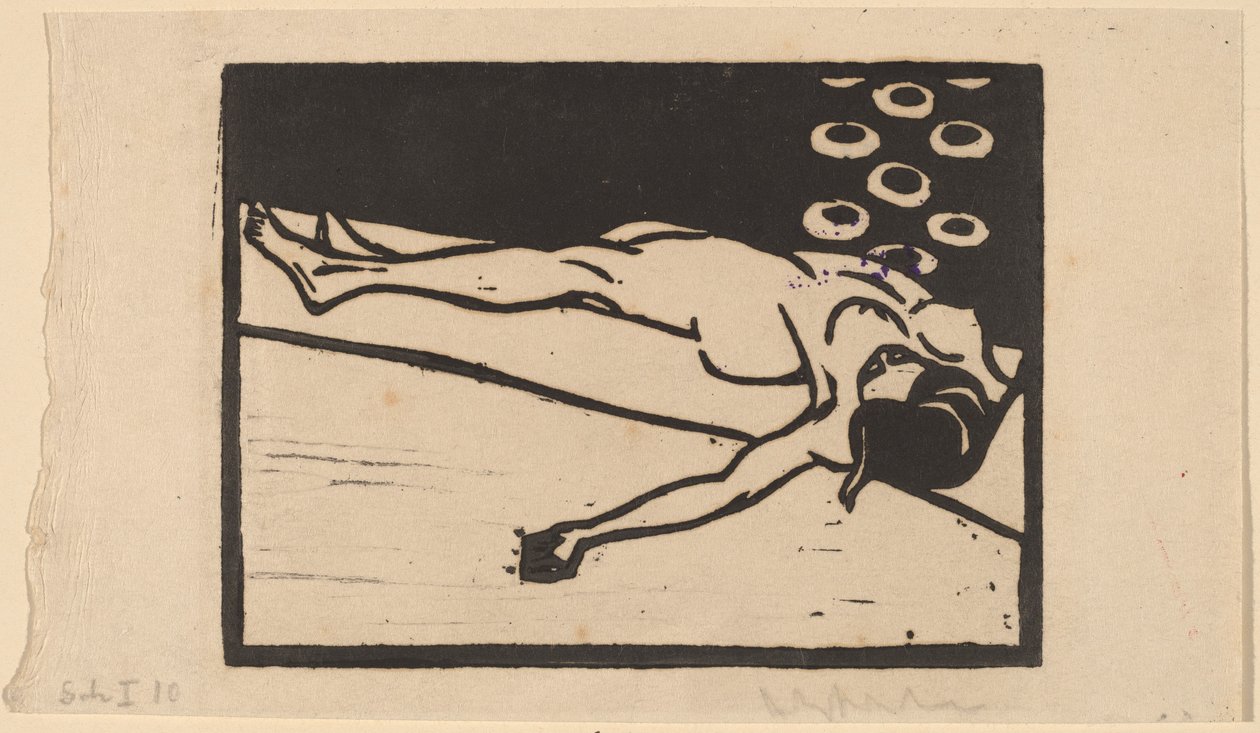 Nudo reclinato da Ernst Ludwig Kirchner