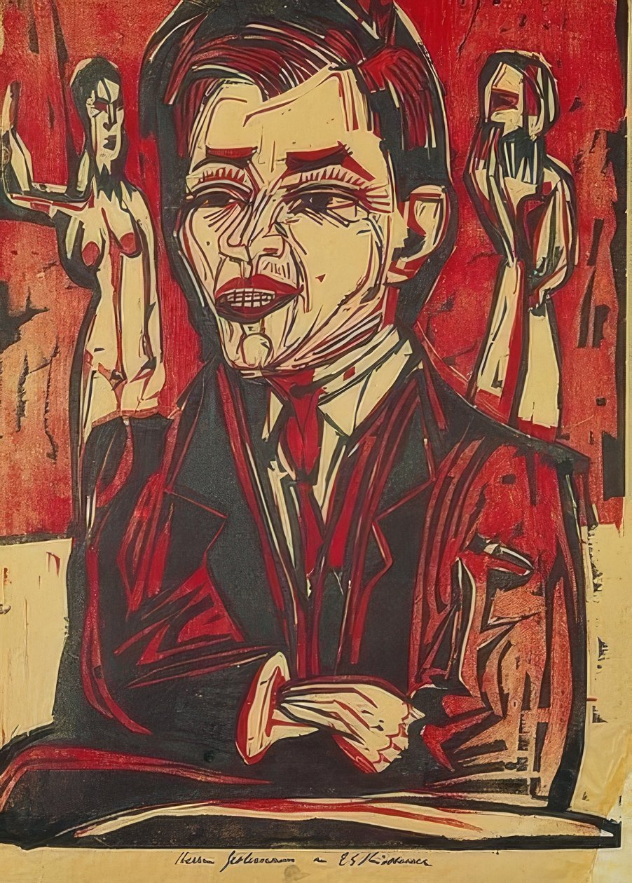 Autoritratto da Ernst Ludwig Kirchner