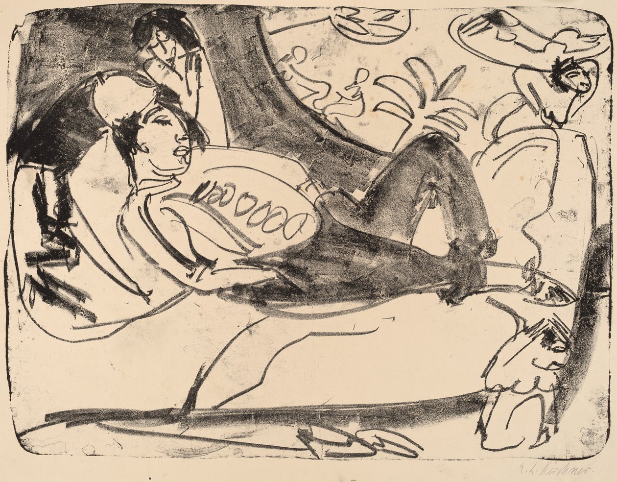 Siesta da Ernst Ludwig Kirchner