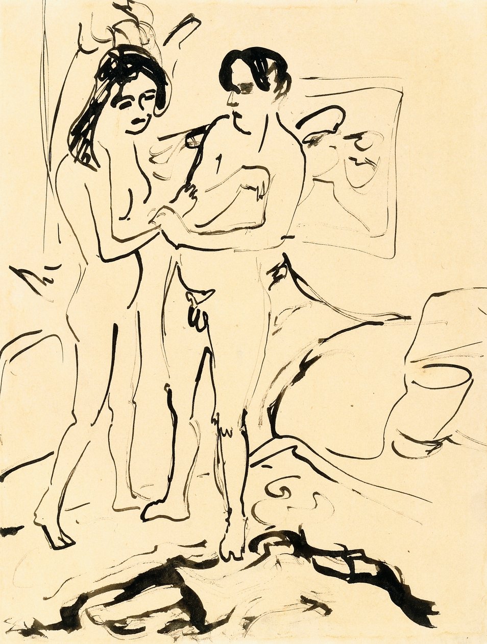La coppia da Ernst Ludwig Kirchner
