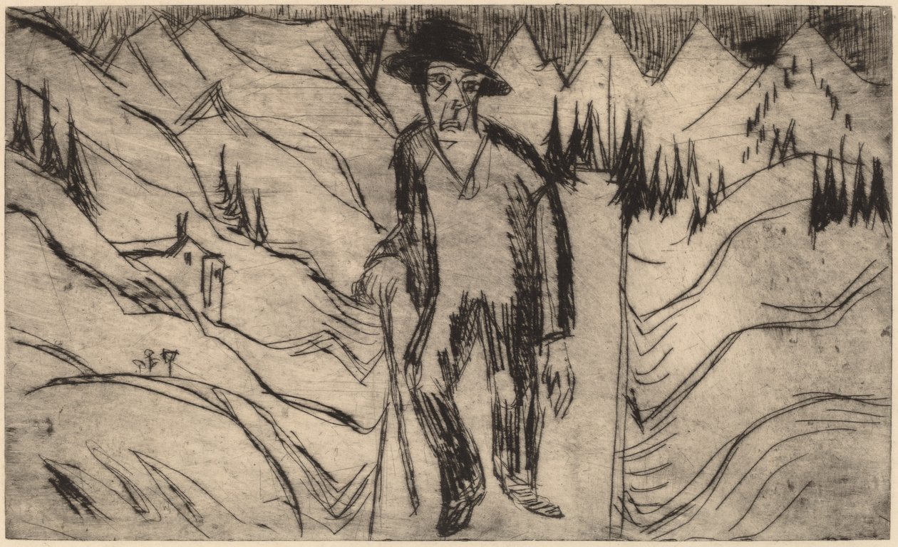 Il viandante da Ernst Ludwig Kirchner