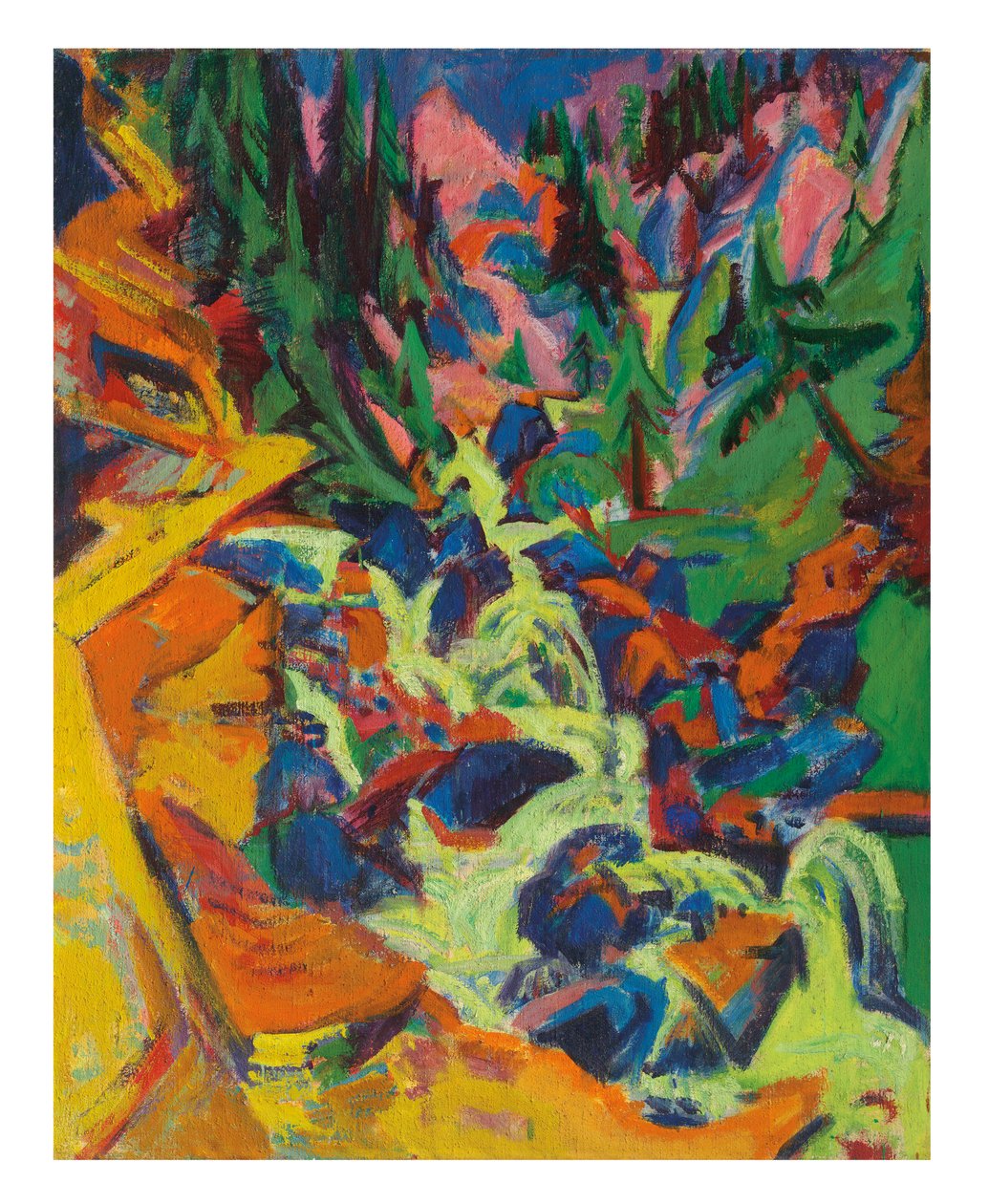La cascata da Ernst Ludwig Kirchner