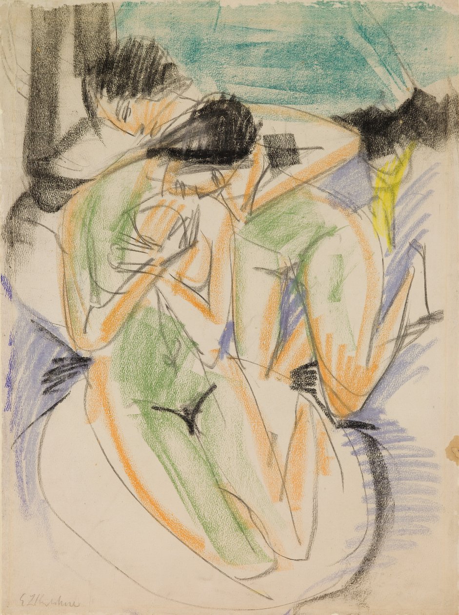Due nudi da Ernst Ludwig Kirchner