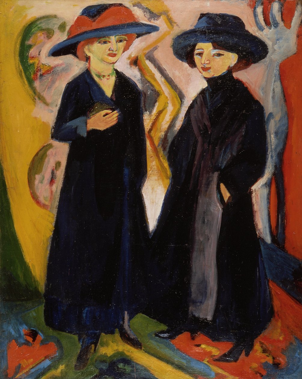 Due donne da Ernst Ludwig Kirchner