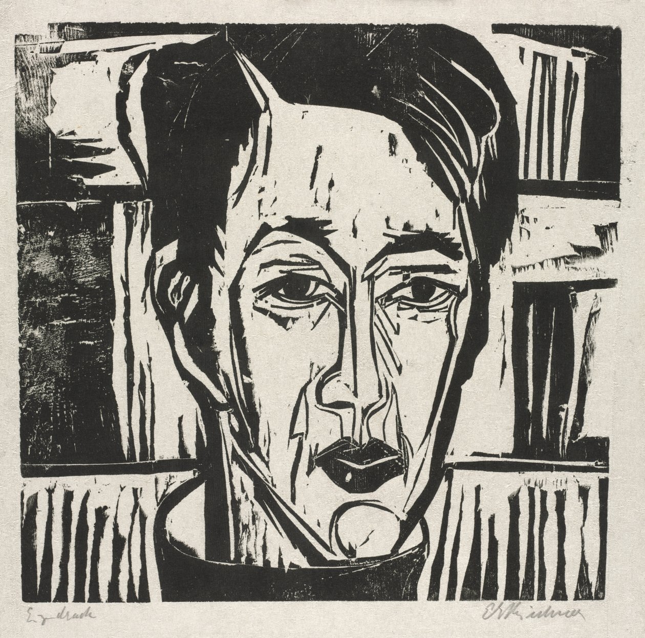 Wehrlin, di fronte da Ernst Ludwig Kirchner