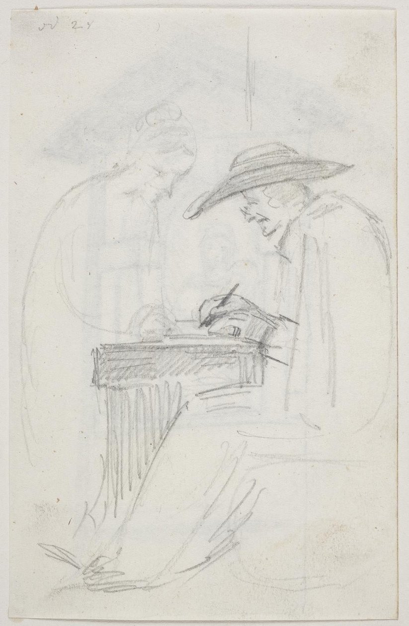 Studio per "Il corrispondente e la ragazza" da Ernst Meyer