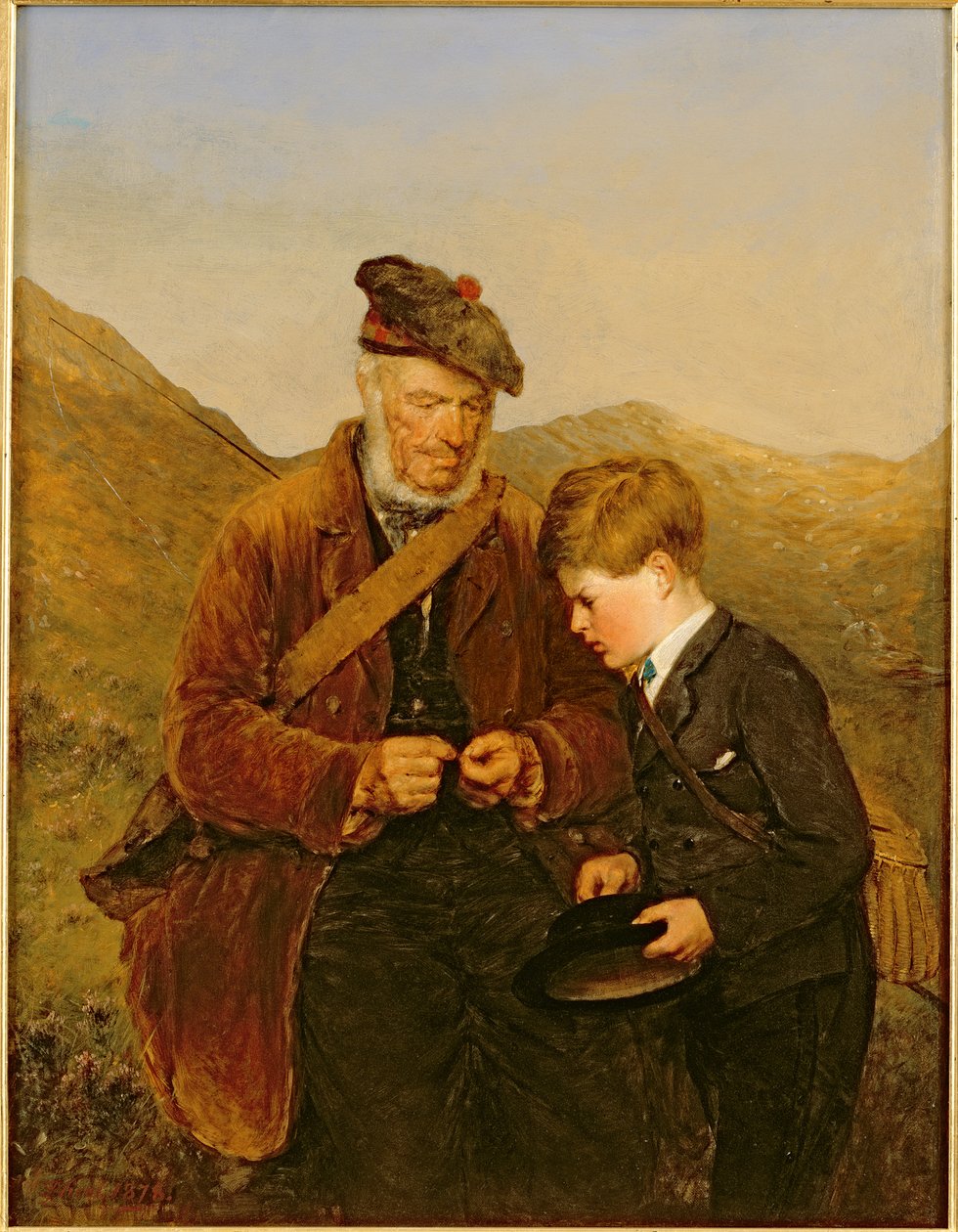 Un Allievo Volenteroso, 1878 da Erskine Nicol