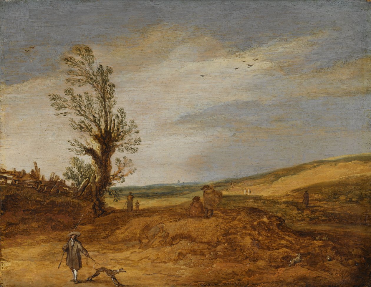 Una vista nelle dune da Esaias van de Velde