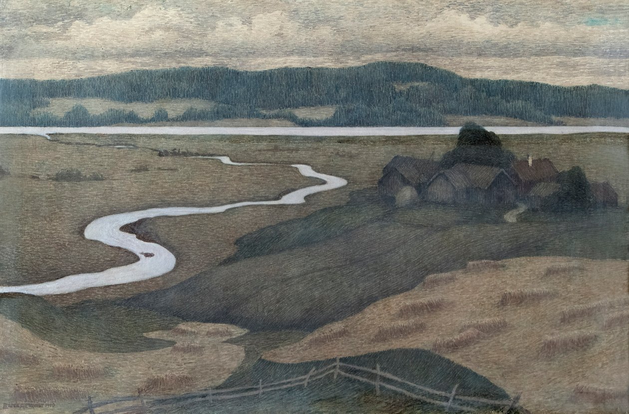 Paesaggio da Svartådalen da Ester Almqvist