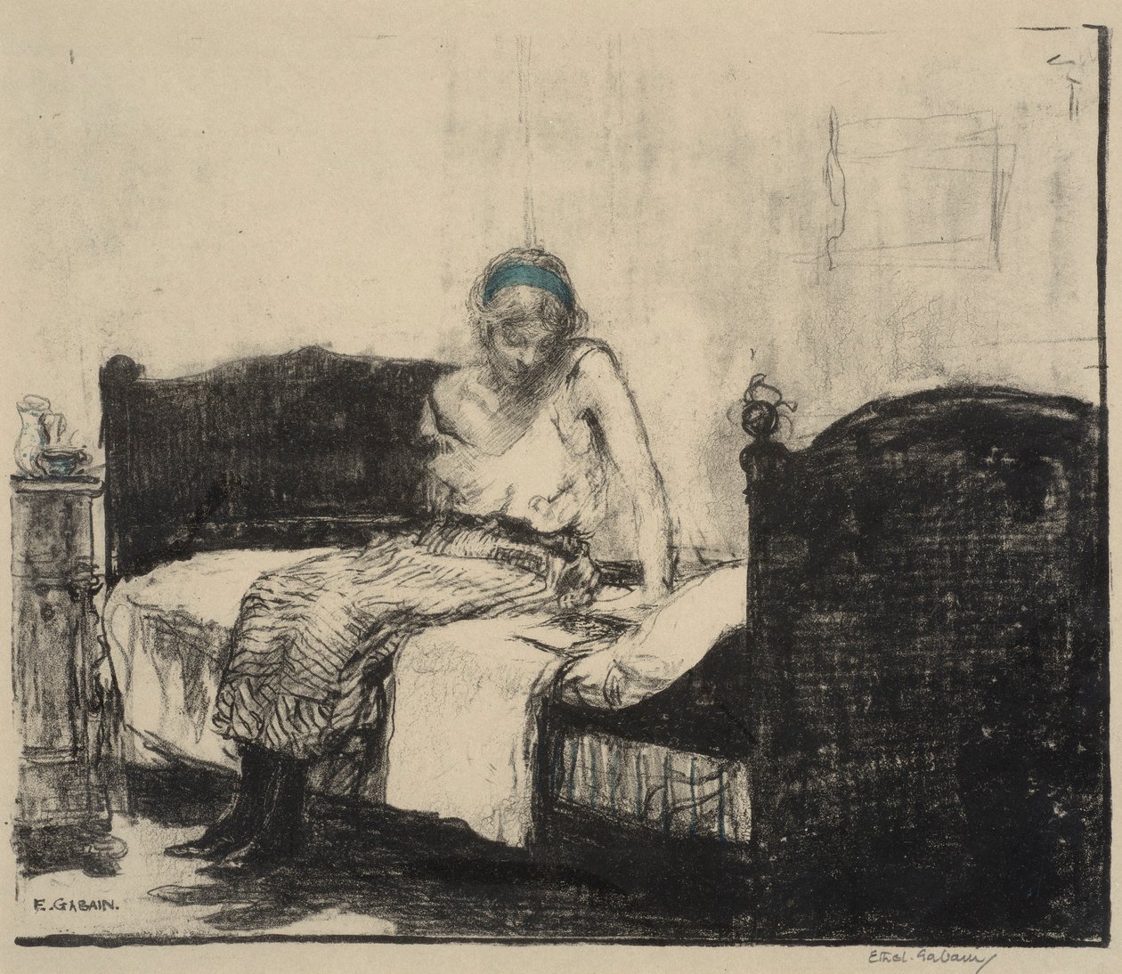 La sottoveste a righe da Ethel Gabain